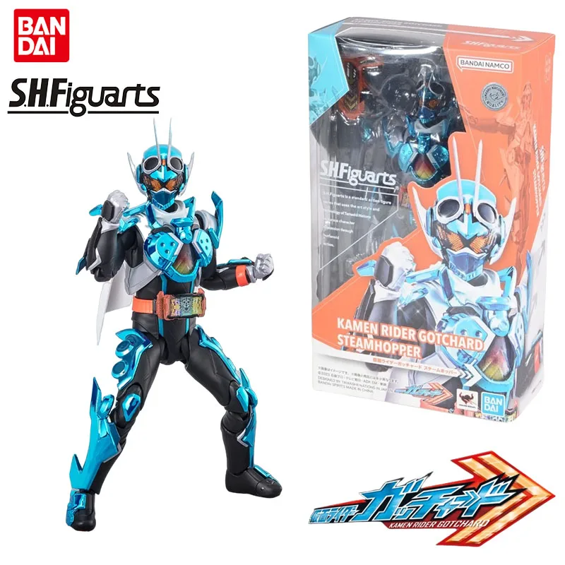 

Bandai Genuine S.H.F Kamen Rider Gotchard Anime Figure STEAMHOPPER Action Toys for Boys Girls Gift Collectible Model Ornaments