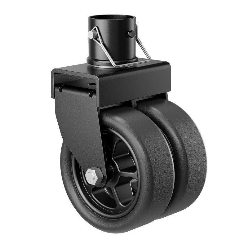 2500Lb 6 Inch Double Swivel Trailer Jack Casters Reinforced Bracket Spoke Wheels-160pcs