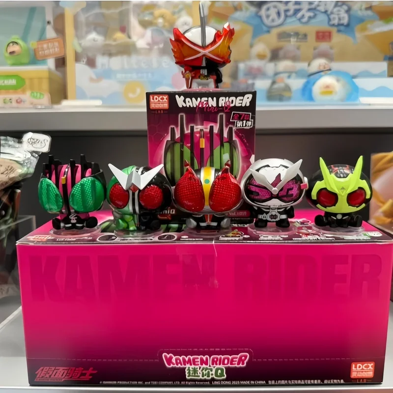 

Original In-Stock Smart Creative Kamen Rider Palm Hero Series Mini Q Version Blind Box Desktop Collection Figurine Toys Gifts