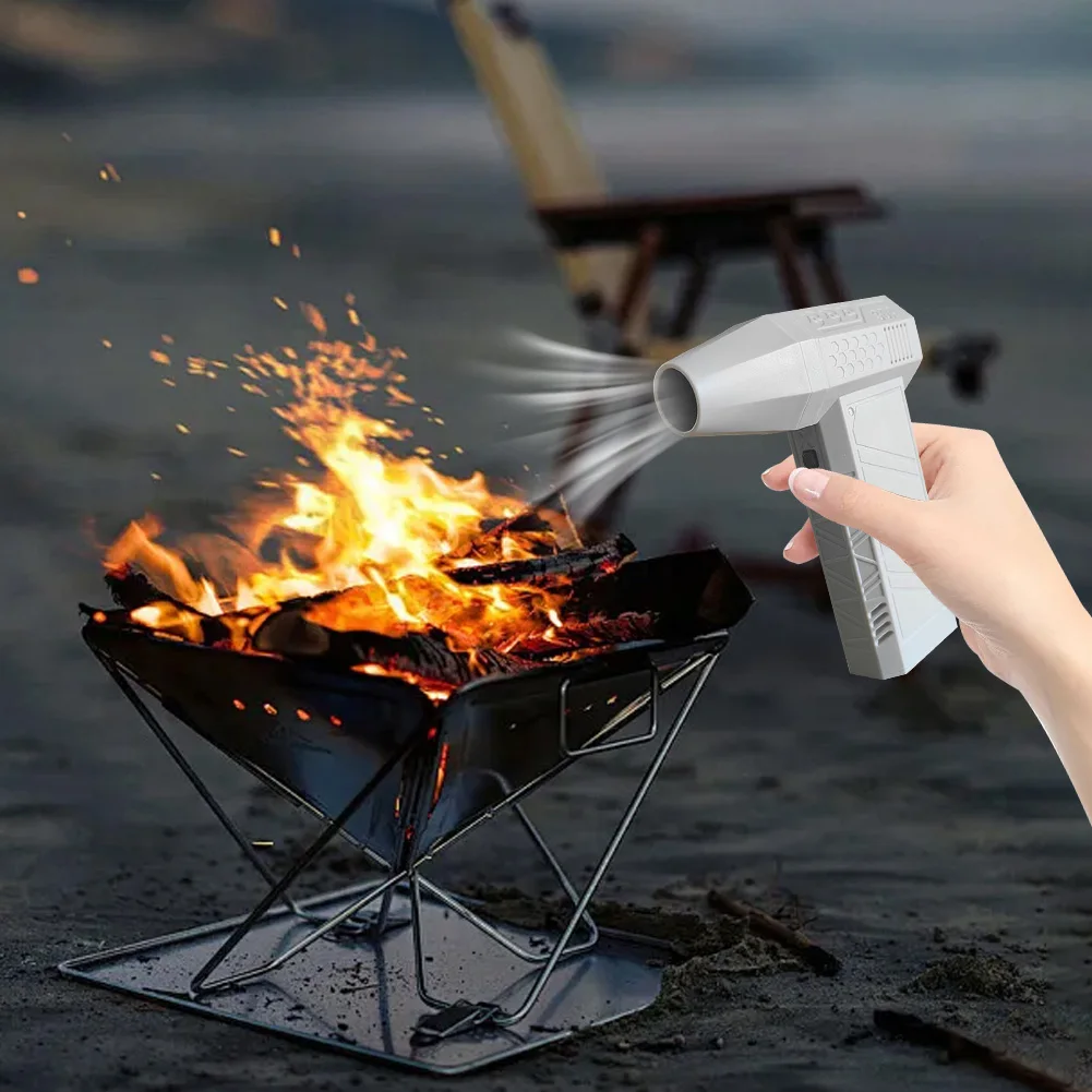 

130000RPM Mini Turbo Jet Fan 52m/s+ Brushless Motor Violent Turbo Fan 3 Speeds Jet Blower for Computer Keyboard Outdoor Car Home