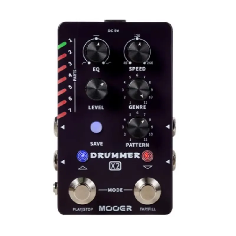 De beste drummer machine voor professionele muzikanten: MOOER Drummer X2