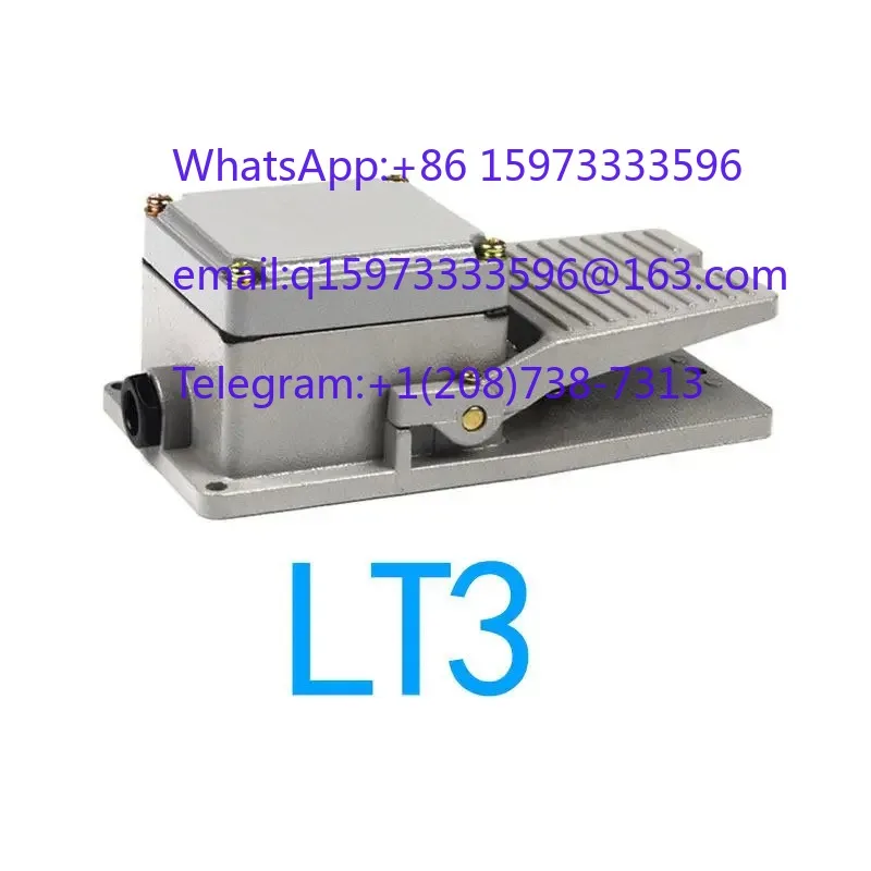 2pcs LT4 foot switch foot operated 220v380V with wire LTH-16 punch press machine pedal with protective cover
