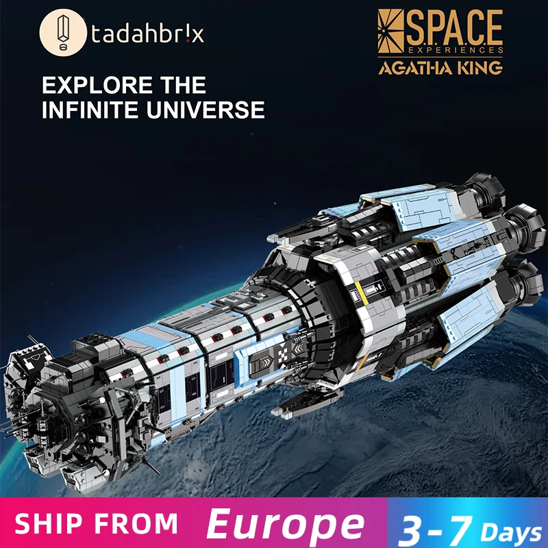 6778PCS Agatha König Schlachtschiff Bausteine Kreative Space Shuttle Modell Ziegel Desktop