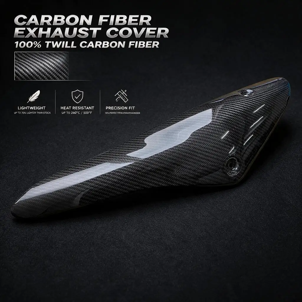 For KTM 790 2018-2026 for 890 Duke 2020-2023 Carbon Fiber Motorcycle Exhausts Pipe Protection Cover