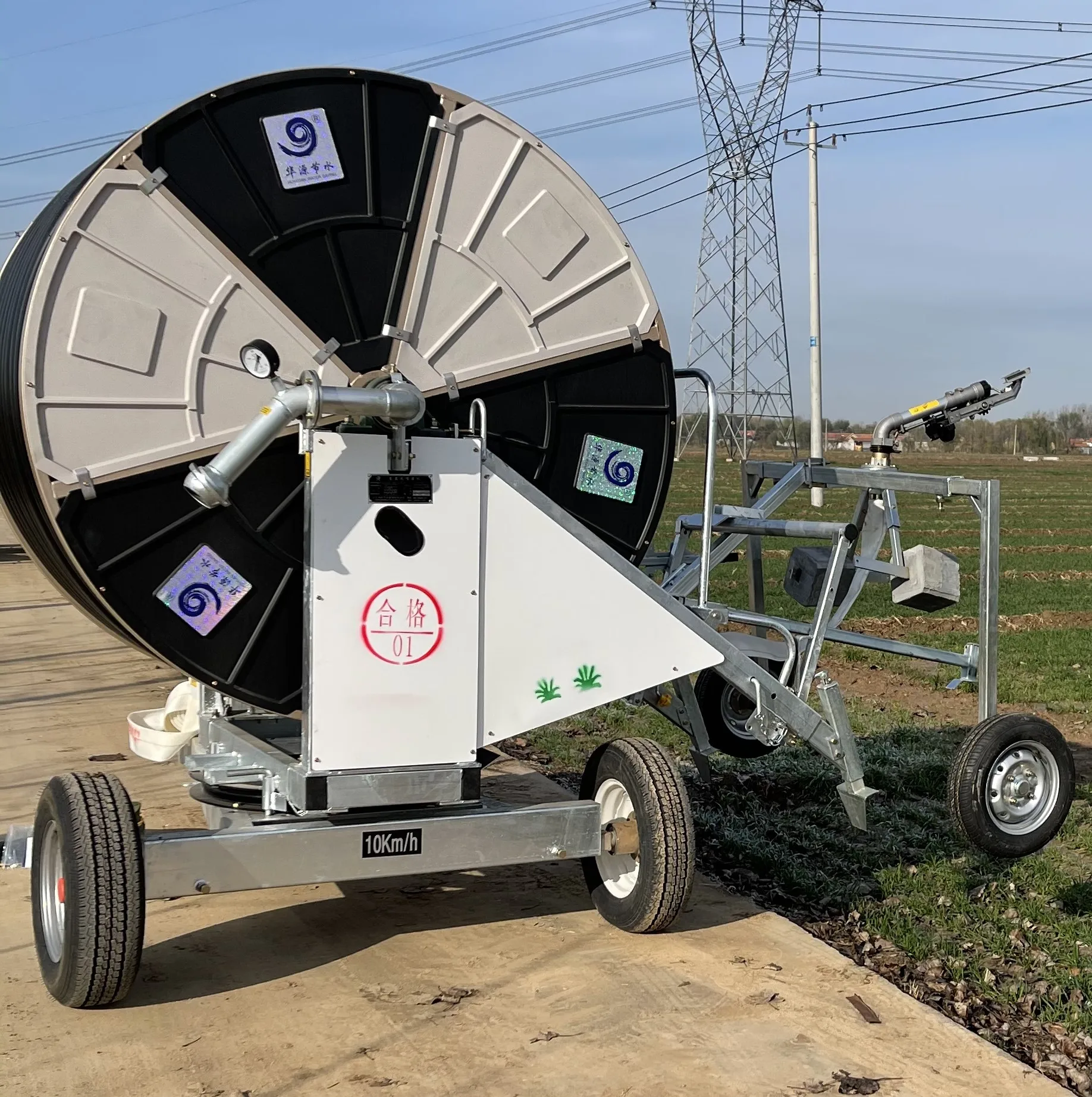 Wholesale Price Agriculture Wheels Sprinkler Irrigation System for Farms