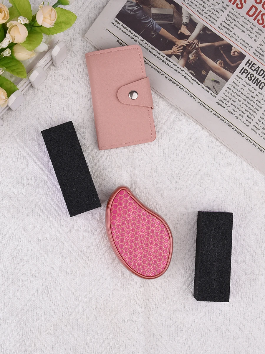 Cuidados de reparo de manicure de aço inoxidável portátil terno de 10 peças, combinação de ferramentas de manicure requintada, ferramenta de pedicure de arquivo de pé