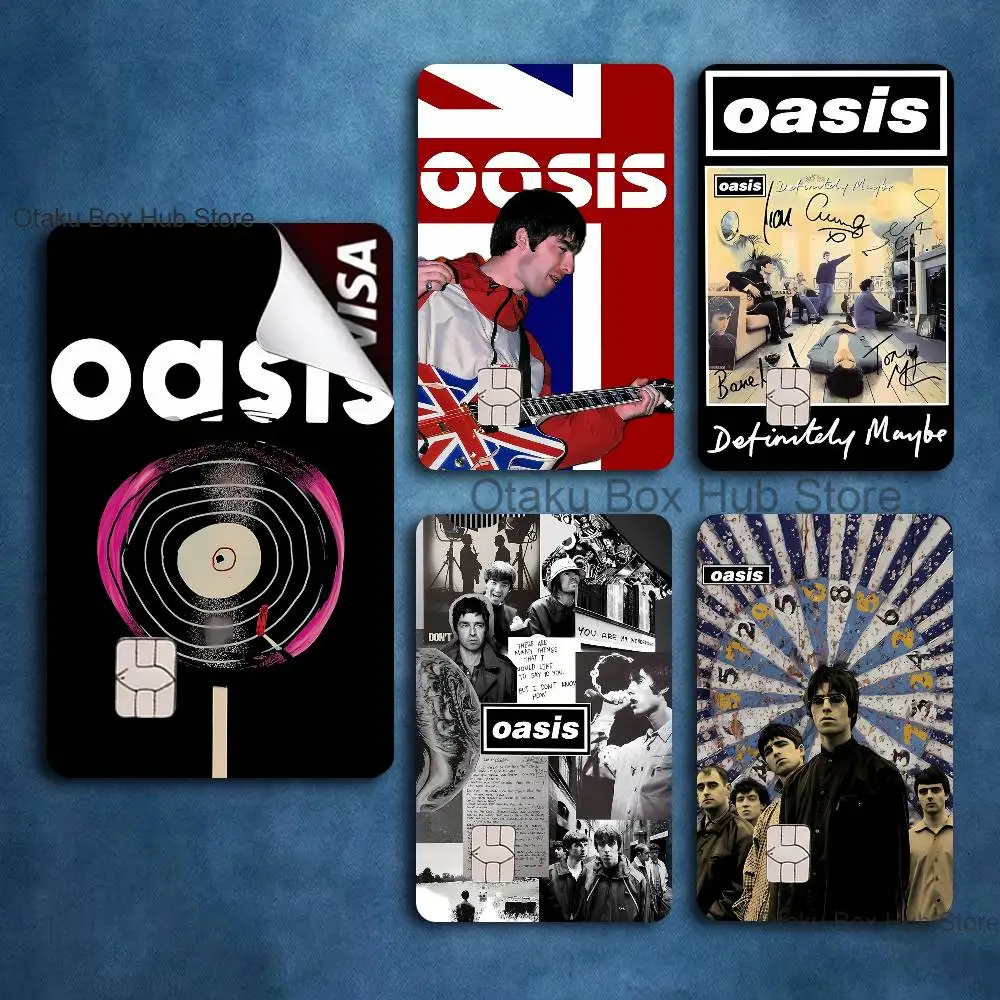 

Hot O-Oasis Band Name Card Sticker Decorate Bank Card Couple Student Study Supplies Decals Patch Documents Birthday Gift
