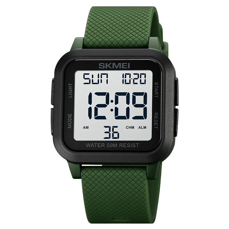 SKMEI Men's and women's sports waterproof watches, student fashion multifunctional night light electronic watch gifts V184
