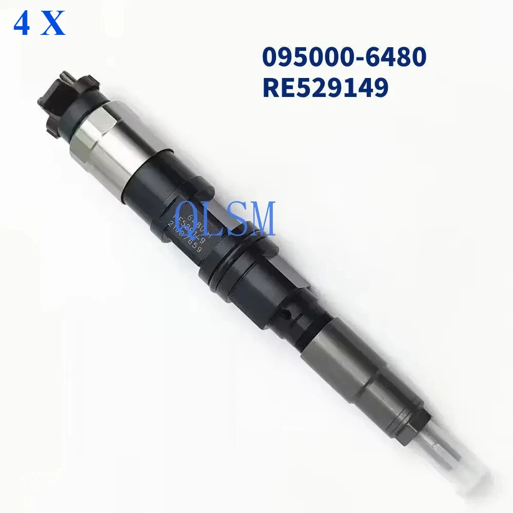 

4-Pack New High Quality Diesel Fuel Injector Nozzle for Denso John Deer-Engine-095000-6480 RE529149