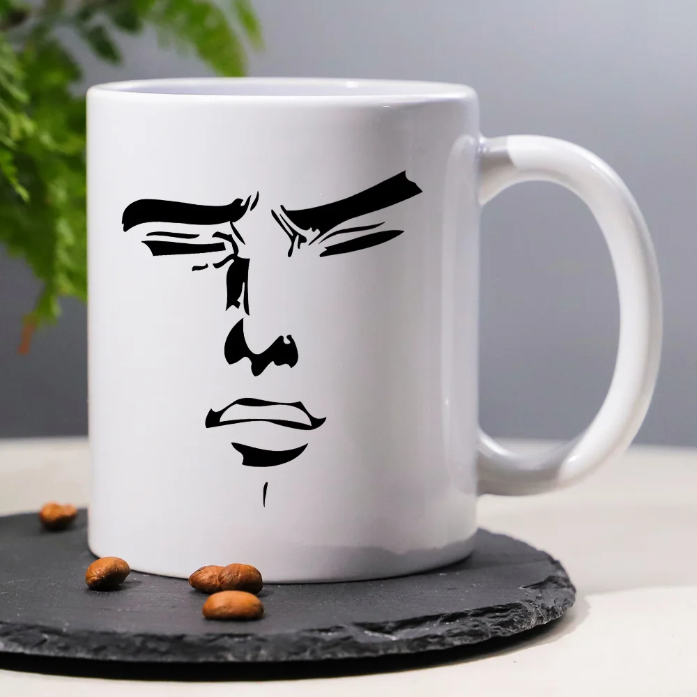 Abstract Face Mug: Unique and Stylish Art Design - Perfect Gift for Coffee Lovers and Art Enthusiasts, Ideal for Daily Use