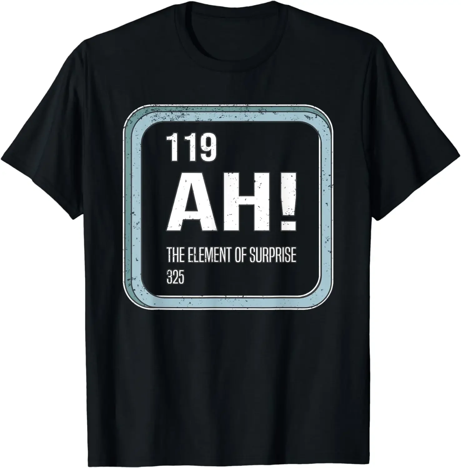 ¡Camisetas para hombre y mujer, ropa para parte superior, Ah! El elemento de la química sorpresa, ciencia, Humor, camiseta, gráfico, camisetas