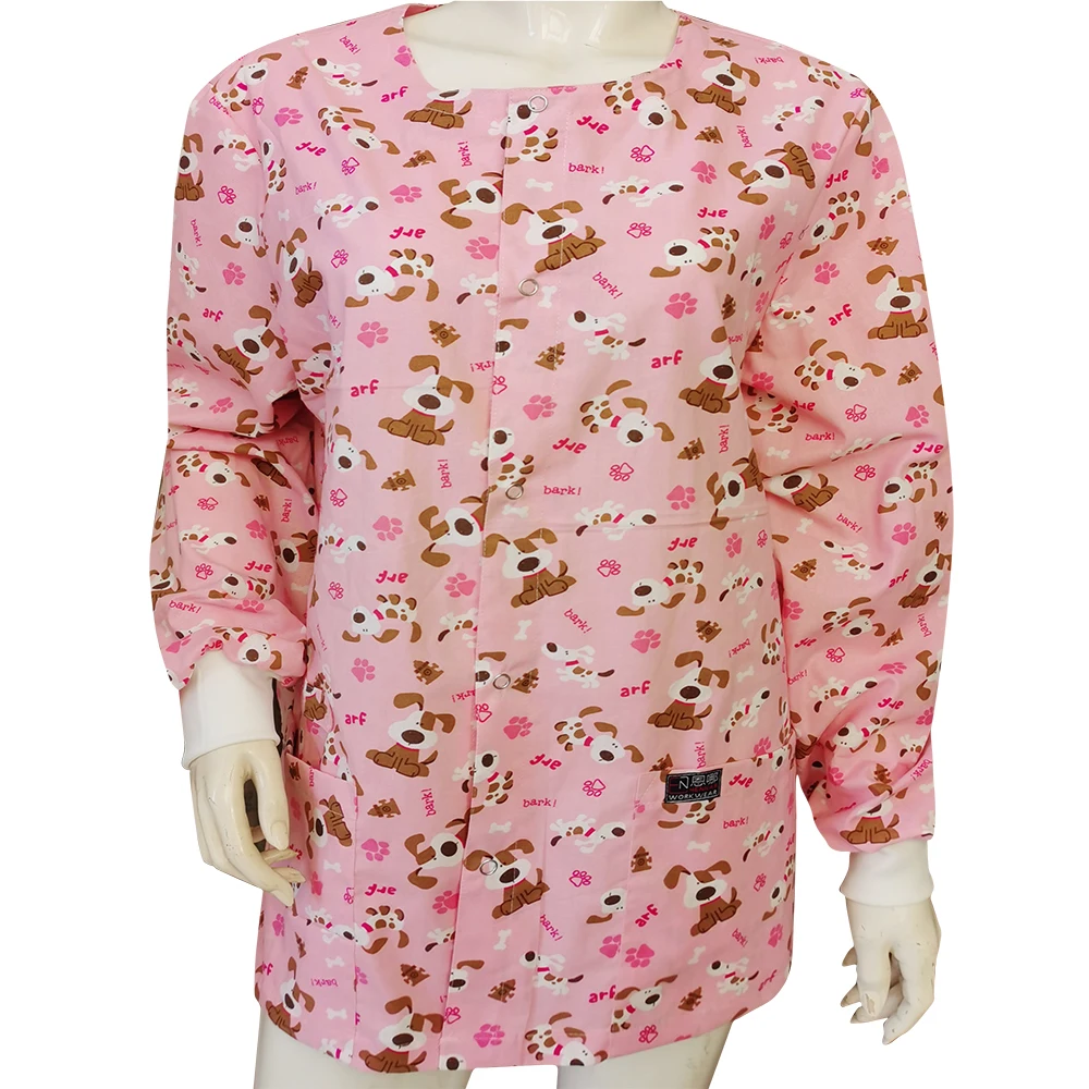 Hennar Unisex Longer Surgical jackets,Medical jackets size ＸXS-4XL,Longer Medical Jackets for Muslim Women