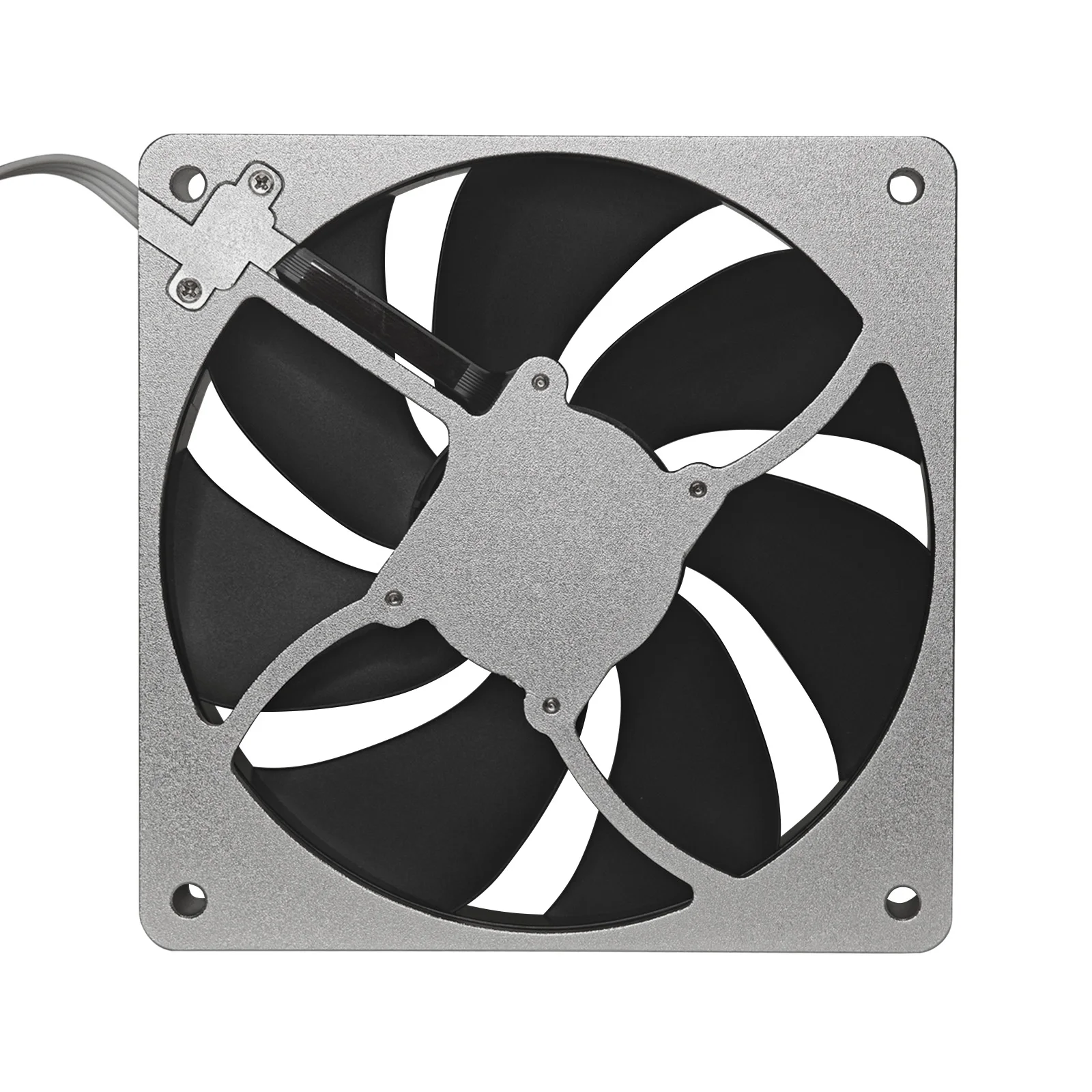 Metal CNC 4090 FAN,12018,3300RPM PWM 4Pin, FDB Bearing,High Air Volume,Pressure-optimised,for 120MM ITX PC Case Liquid Cooler