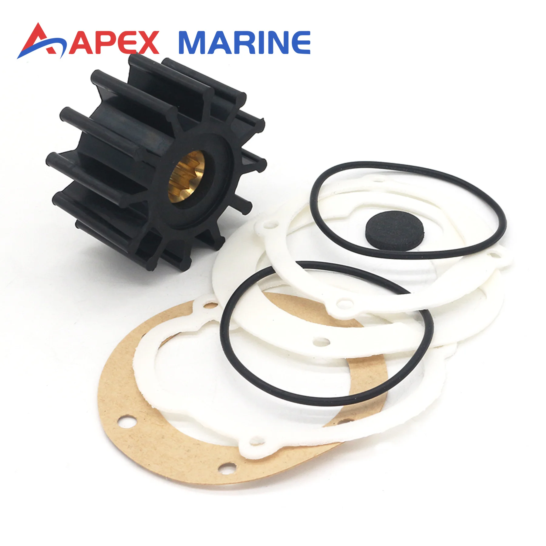 

25-12057 Impeller Maintenance Kit Compatible with Northern Lights Marine Raw Sea Water Pumps 25-15405 145016310 145016800