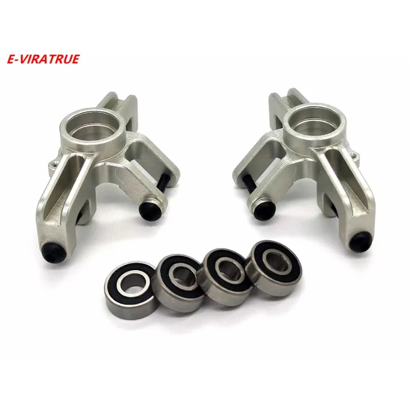 E-VIRATRUE 7075Aluminum Front Steering Knuckles For Losi RZR Rey/Losi Baja Rey 1.0&2.0 1/10