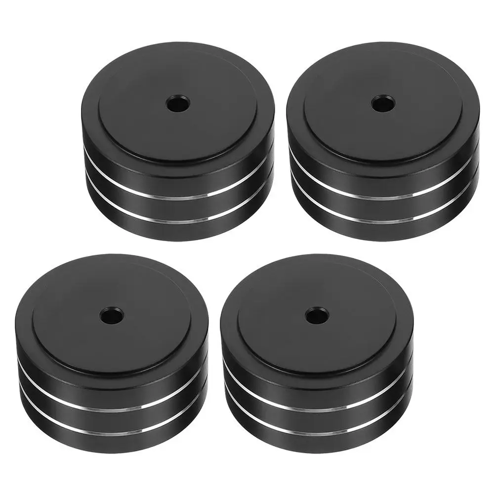 4pcs-speaker-isolation-feet-rubber-floor-protector-shock-absorbing-speaker-spikes-pads-subwoofer-amplifier-turntable-isolation