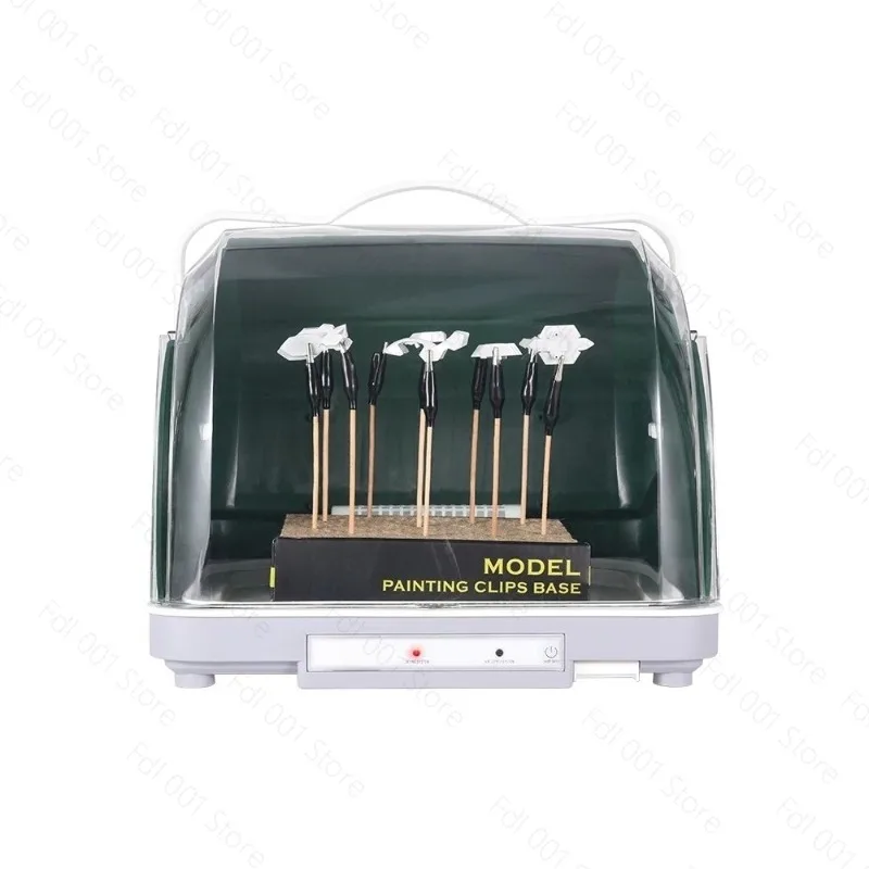 Model paint drying box, paint spraying small dryer, figure coloring ornament, dust-proof paint baking box