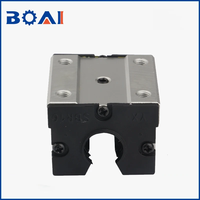 قضبان مستديرة كتلة Gulide المنزلق SBR16/SBR20/SBR25/SBR30/SBR40 نوع الغبار واقية