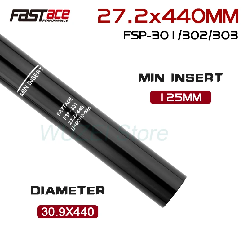 FASTACE Telescopic Seatpost 27.2/30.9/31.6mm Bicycle Dropper 440mm Internal Routing External Cable Remote