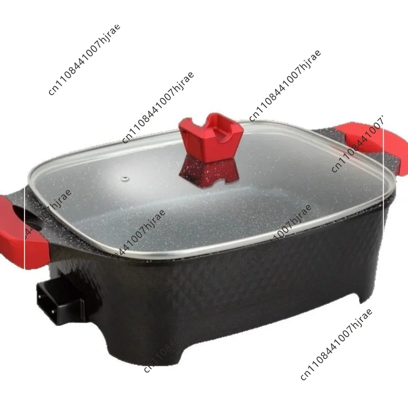 10 Liters Large Capacity 1500 Watts, Multi-functional Non-stick Pan Plug-in Electric Heating Pan Electric Hot Pot