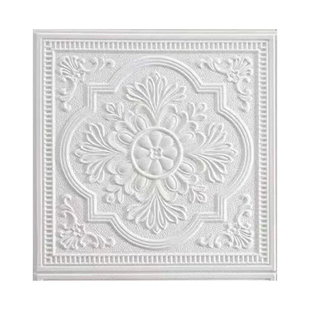 10pc 3D Tile Brick Wall Sticker Self-adhesive Foam Panel Waterproof Stickers Bedroom Ceiling Wall Stickers Home Decoration