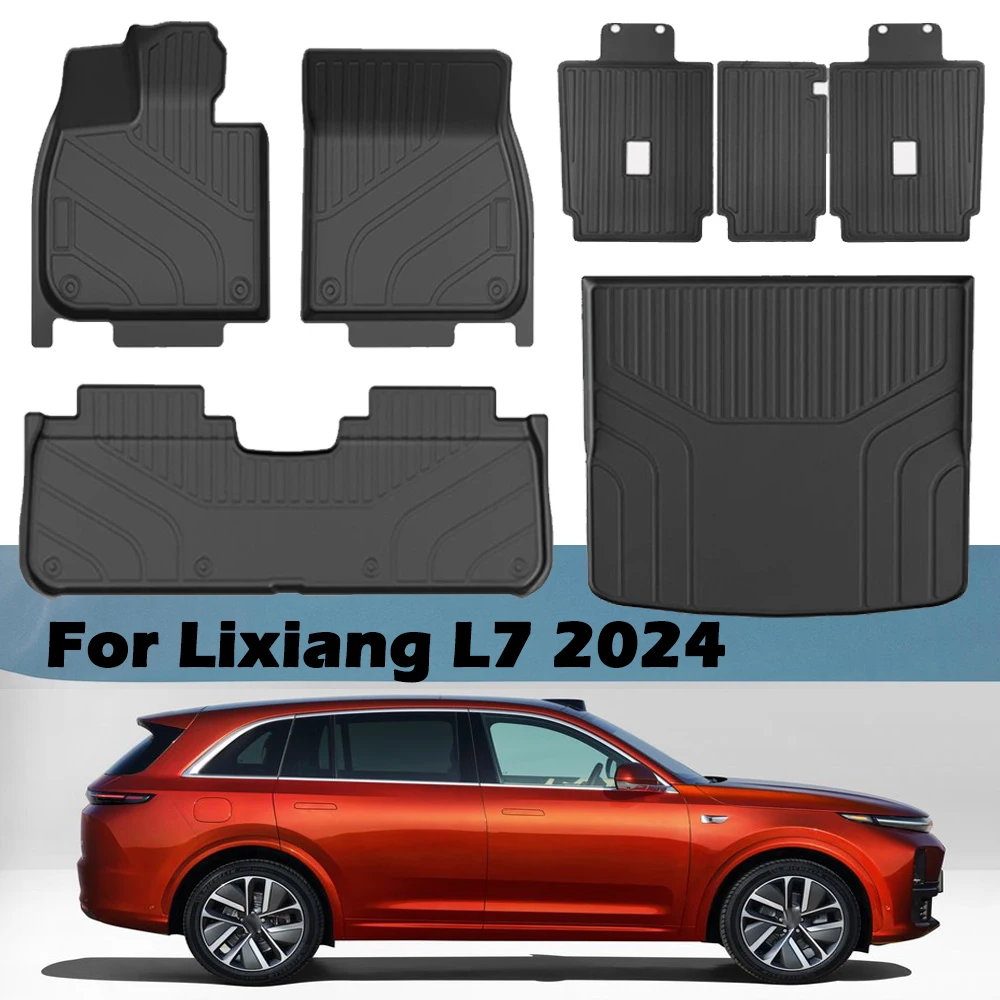 

Floor Mats for Lixiang L7 2024,Car Floor Mats TPE Waterproof Foot Pad Waterproof Non-slip Carpet Floor Liners Liners Accessories