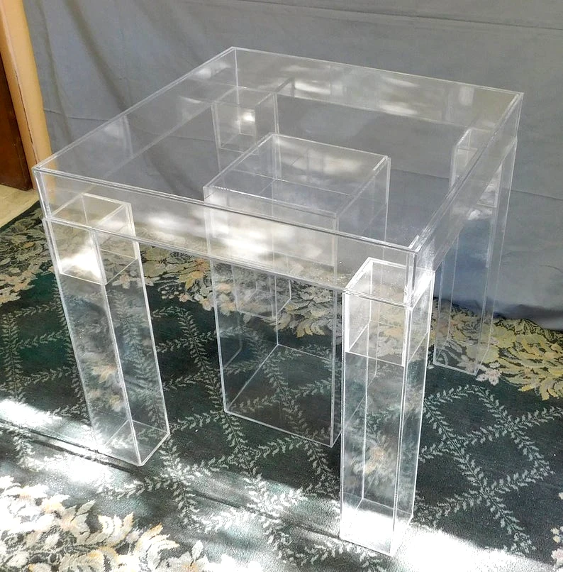 supplier lucite wedding table acrylic bridal table with pillar base acrylic wedding cake table