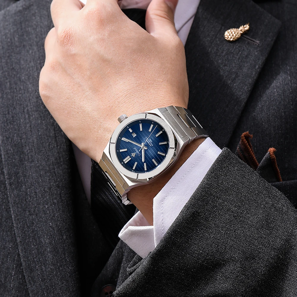 CADISEN Watch for Men Luxury Automatic Men Miyota 8215 Movement