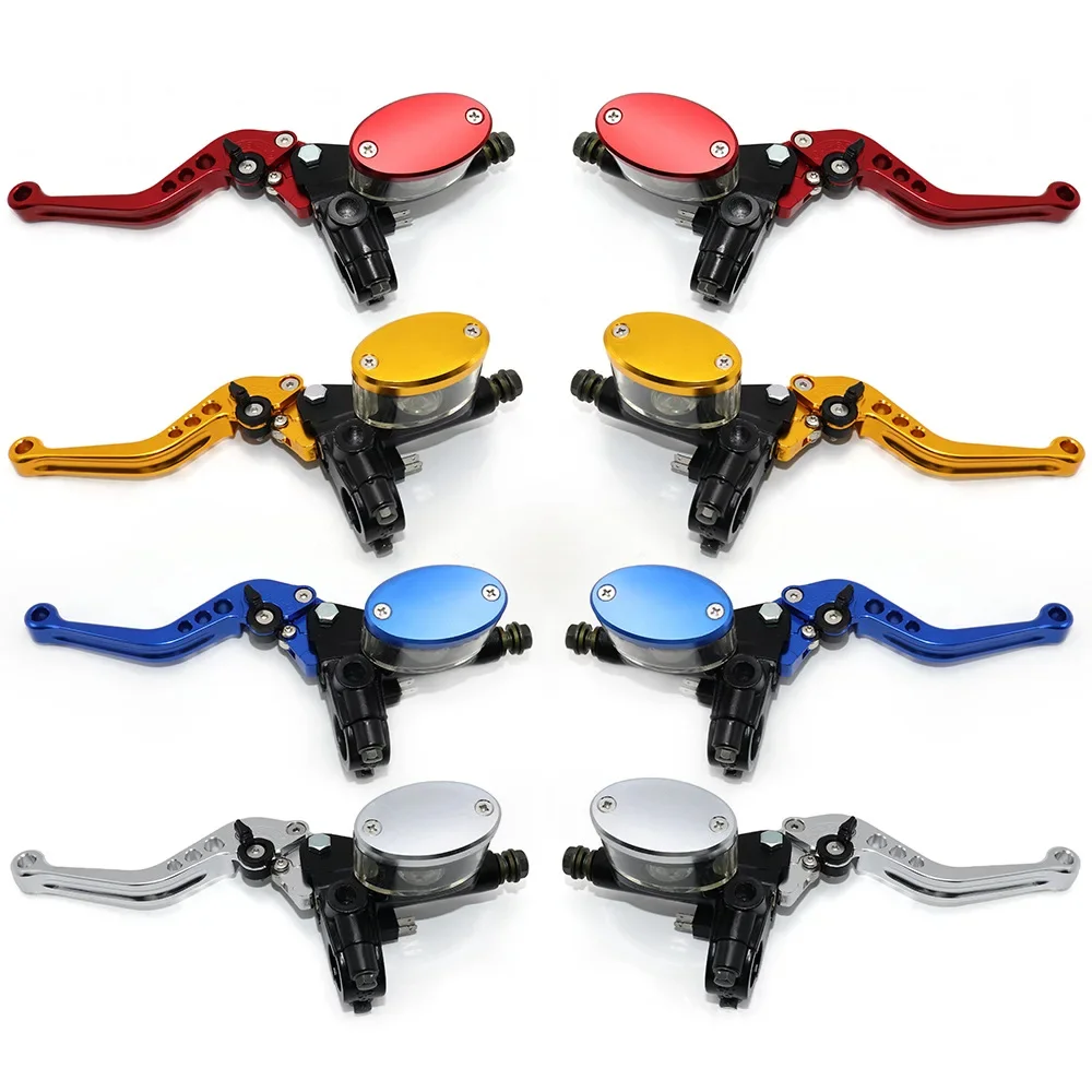 Hot sell Alloy Hydraulic cylinder master clutch pump and brake pump levers motorcycle racing spare parts