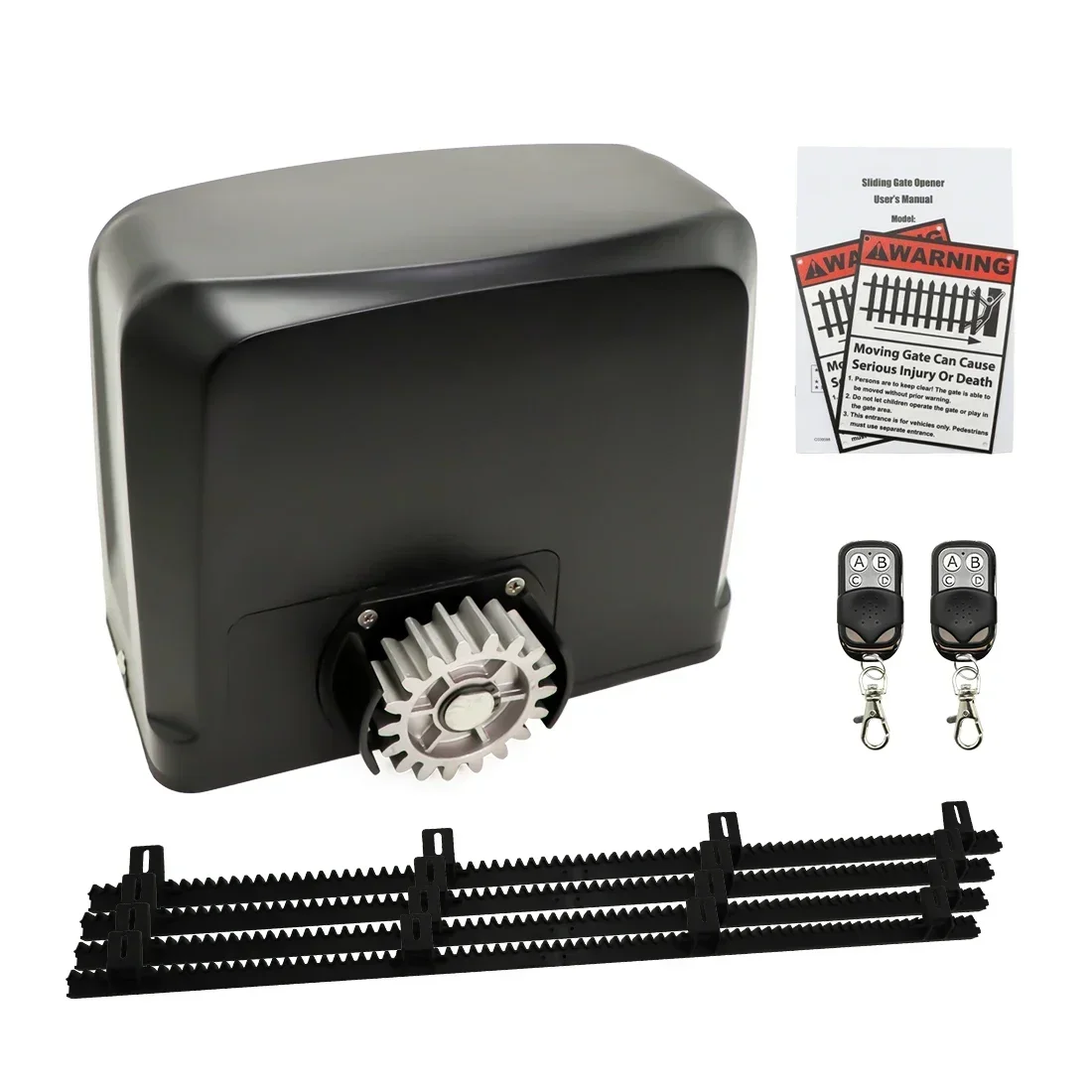 Durable Slide Gate Door Motor For Villa Farm Workshop Courtyard Factory 600KG Automatic Sliding Gate Opener Motor Rack Drive