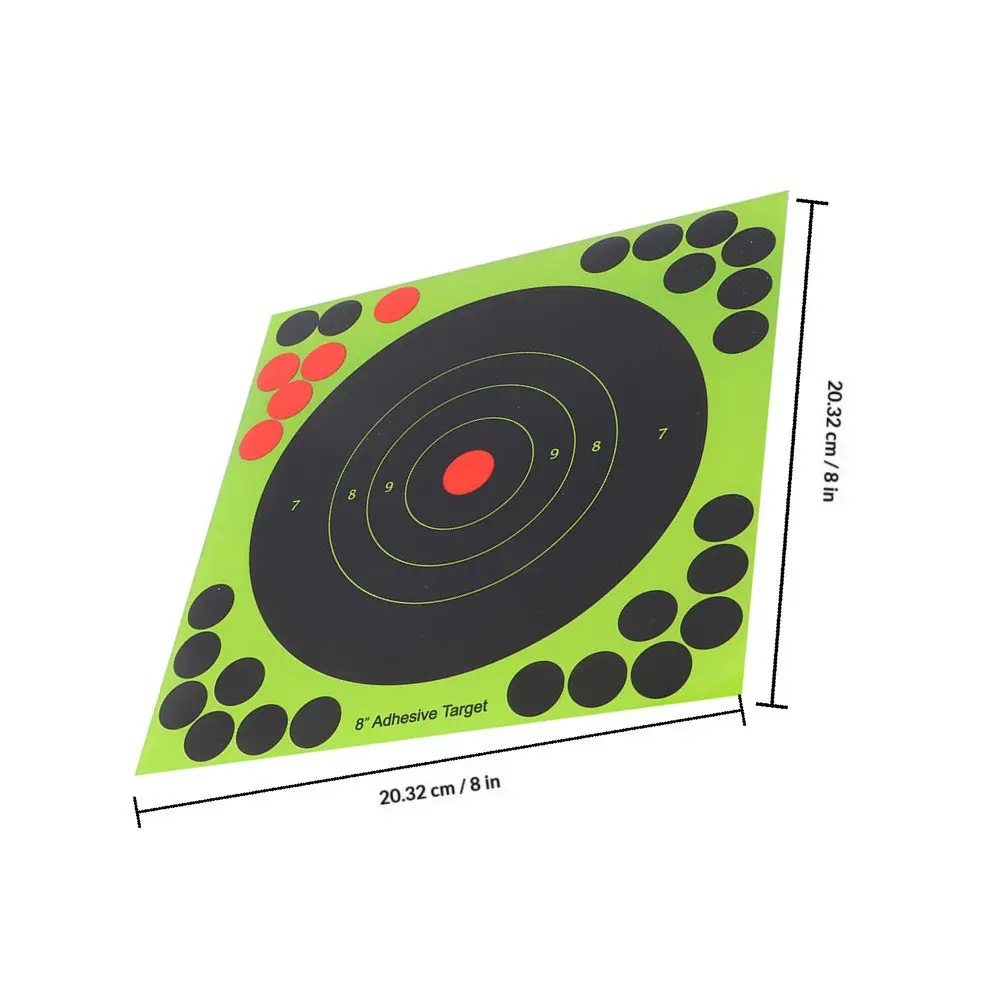 40Sheets Dart Target Stickers High Quality Adhesive Paper Targets Portable Lightweight Replaceable for Range Practice Shooting