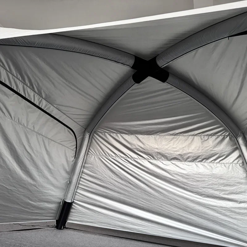 Large Space Waterproof 2000-3000mm Four-Season Outdoor Inflatable Air Tent Camping Multi-Party Dinners Rain Wind Awning One