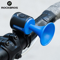 ROCKBROS Bike Bell Mountain Road Bicycle Electric Horn Sound Alarm Ring Safety Cycling Handlebar Warning Bell Bike Accessories