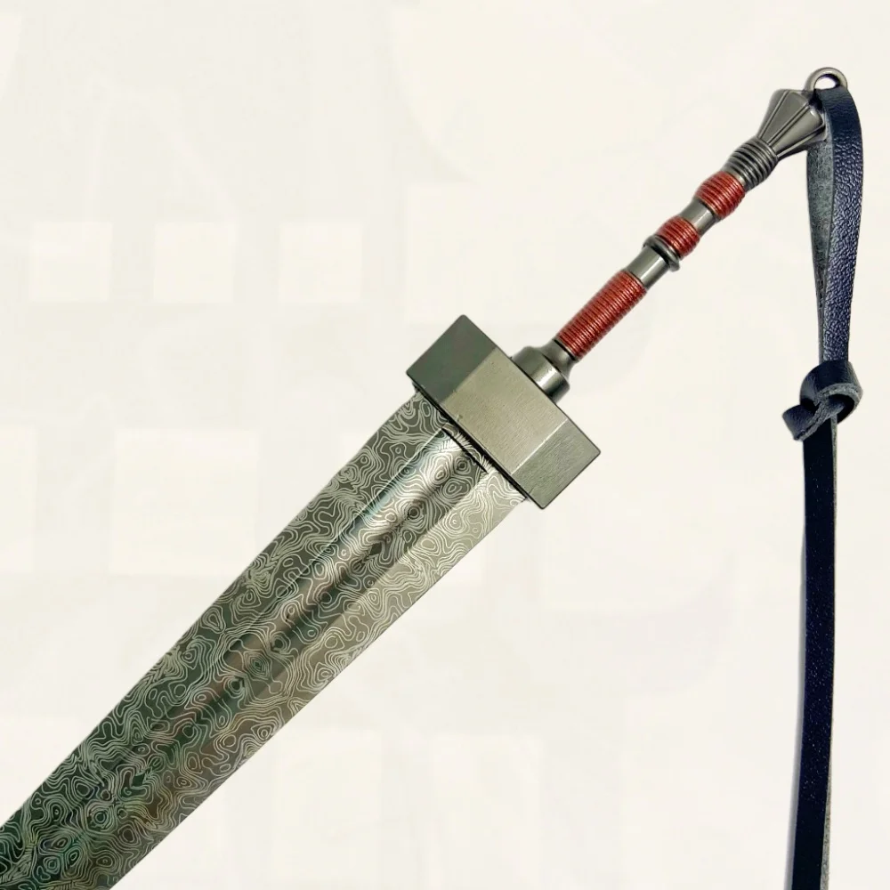 8.6inch Elden Greatsword Metal Katana Sword Original Samurai Japanese Katana Sabre Ninja Knife Cosplay Accessories Prop Toy
