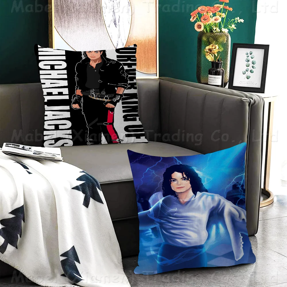 Michael Jackson Singer Pillow Cushion Cover Pillowcase Living Room Sofa Home Decor Customized