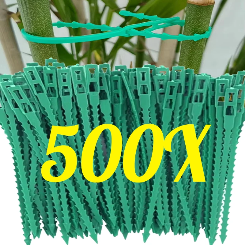 Adjustable Plastic Plant Cable Ties Reusable Cable Ties for Garden Tree Climbing Support Fastener Plant Vine Tomato Stem Clip