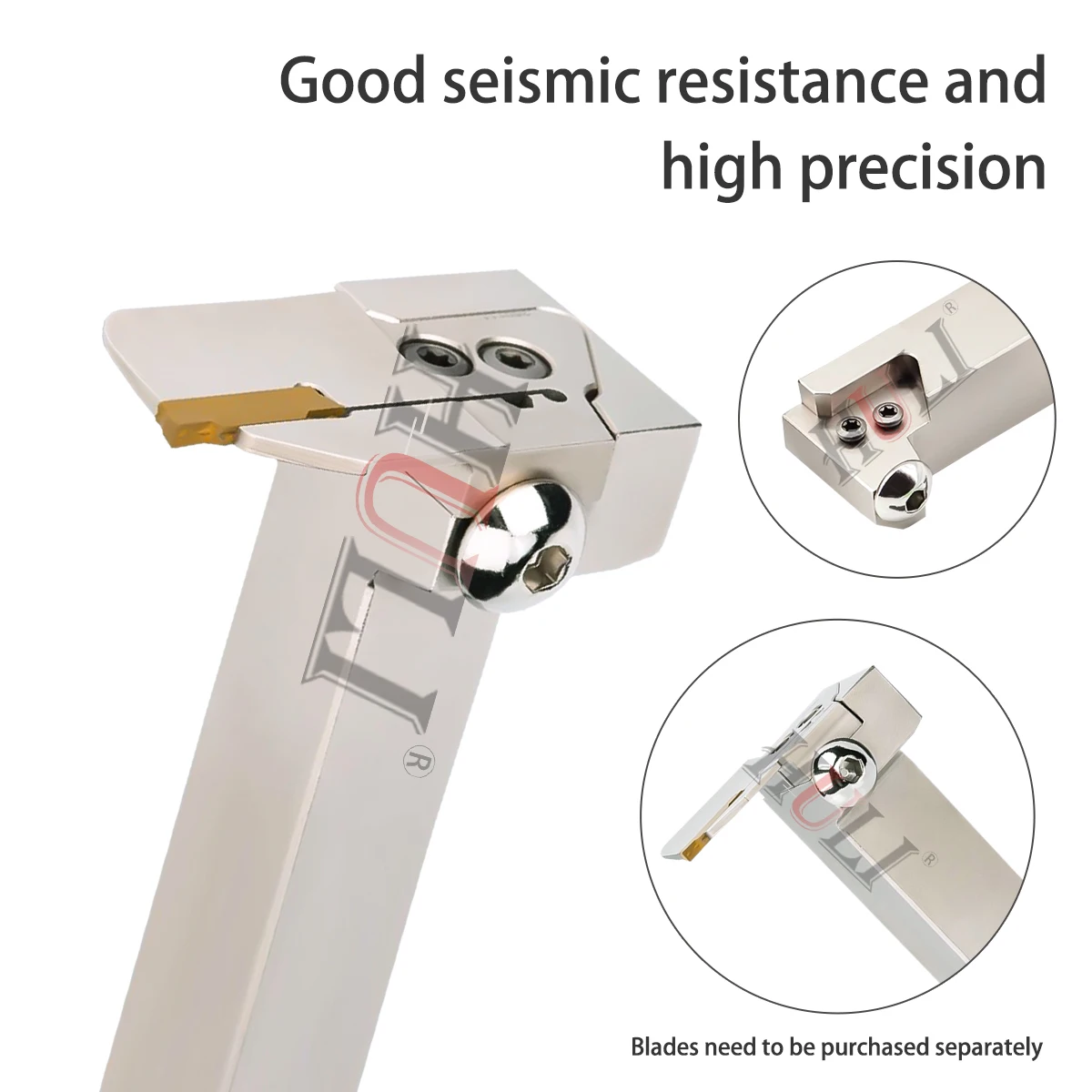 AFQCR/AFQCL1616/2020/2525/3232 CNC Slotting Tool Holder MGMN20/36H-3T10R Combined Slotting Tool Holder Interchangeable Tool Head
