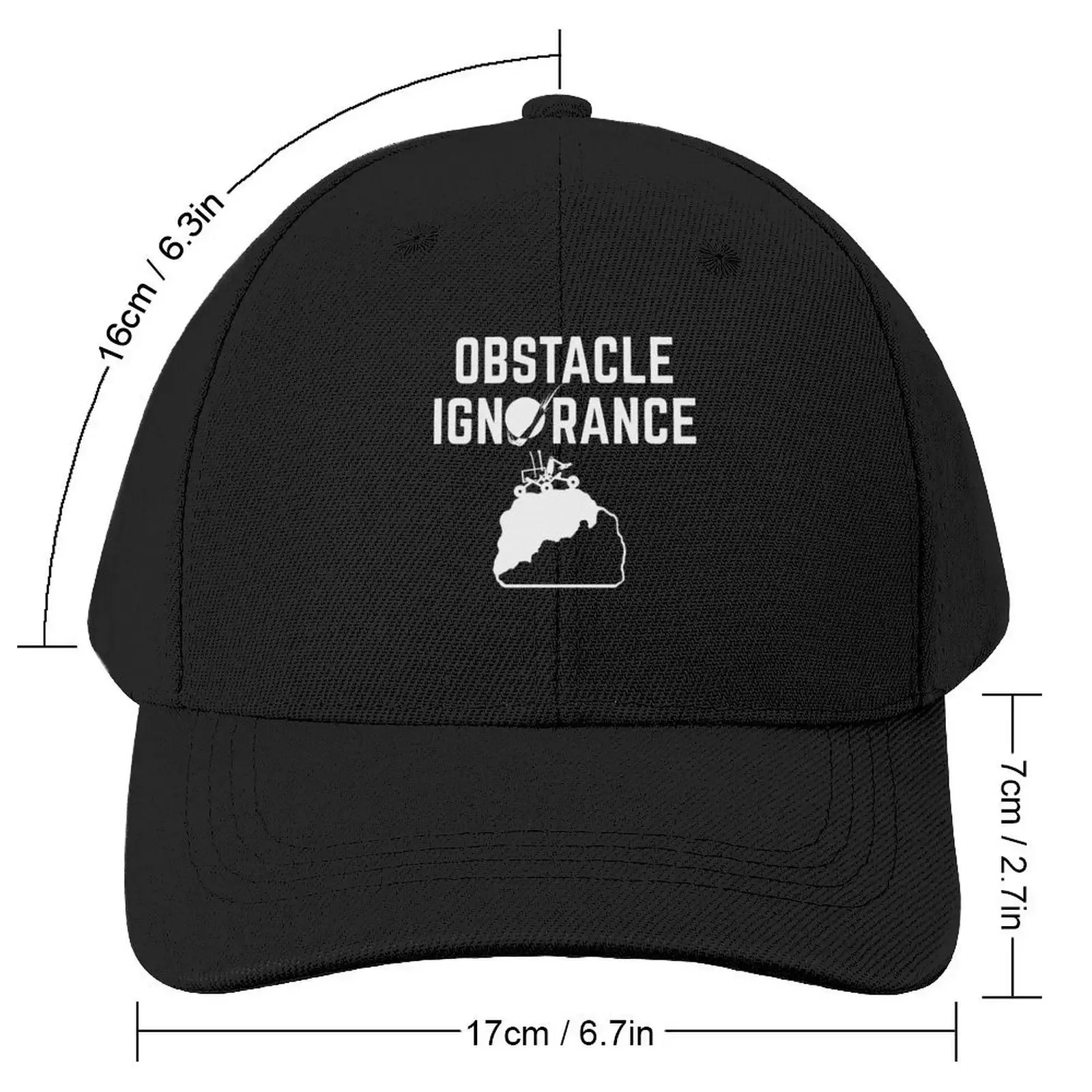 Obstacle Ignorance Baseball Cap New In Hat Golf Cap Hat Luxury Brand Women's Beach Outlet Men's