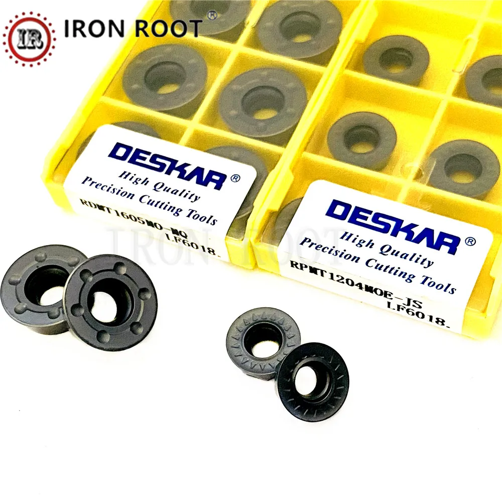 DESKAR RDMT 08T2M 10T3MO 1204MO,1605MO -TT,LF6018 Milling Inserts Carbide Insert CNC Milling Machine Tool for EMR5R,EMR6R ,EMR8R