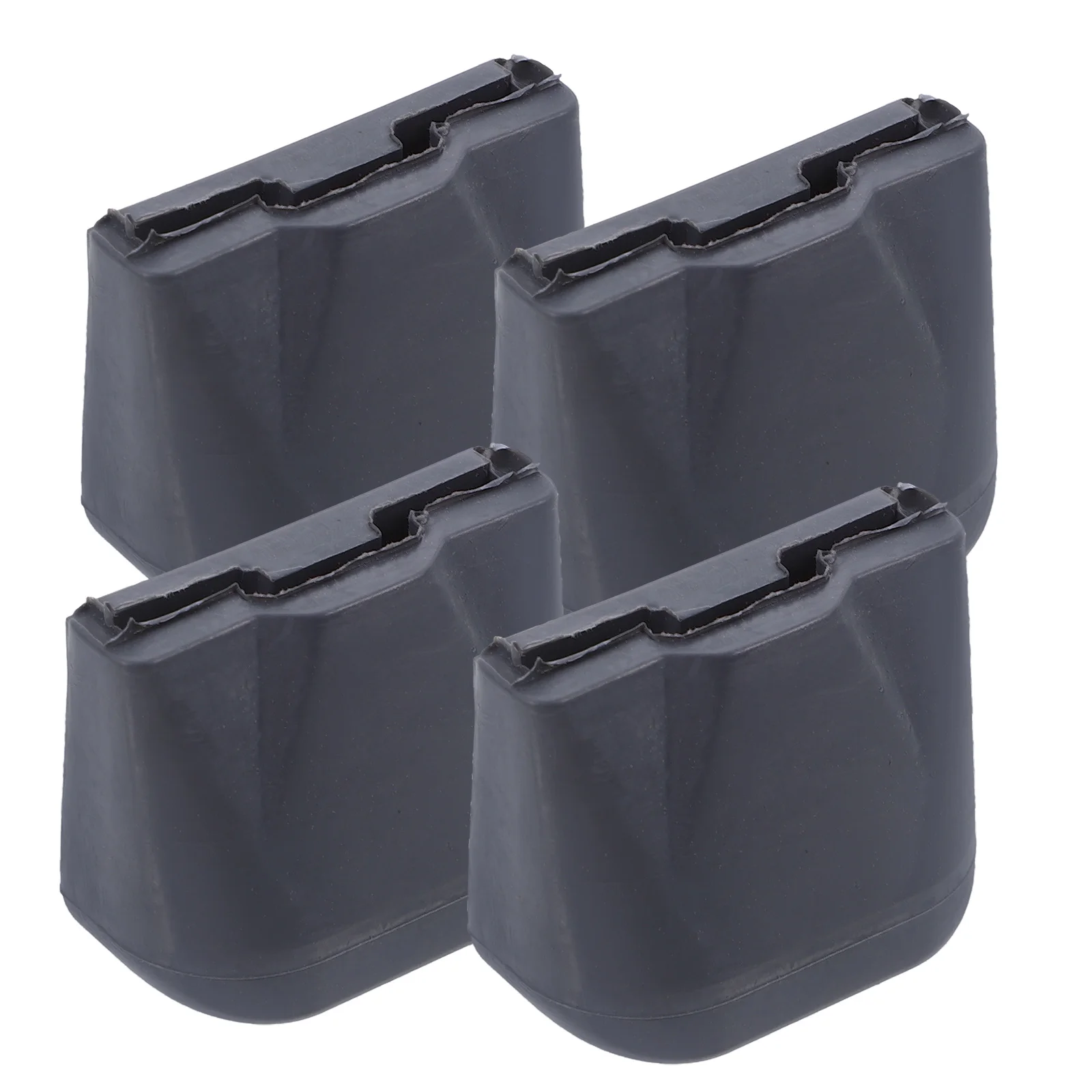 

4pcs Sturdy Sleeve For Shopping Cart Castor Replacement Wheel Brake Pads Elevator Caster Accessories Durable Tpr Brake Pads For