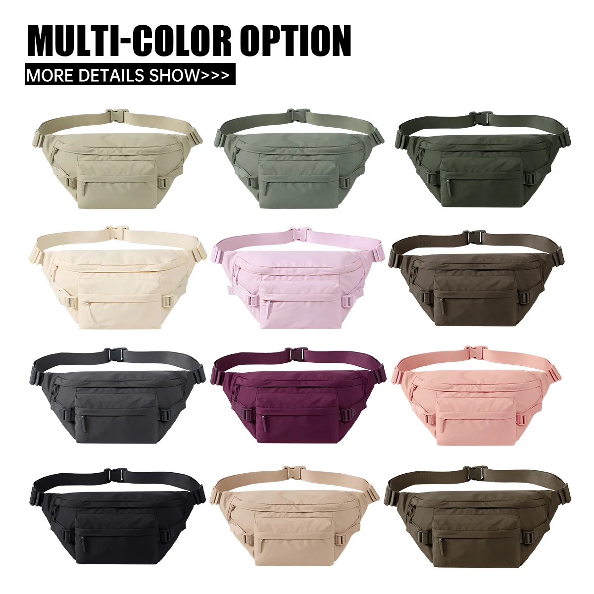 Men's Single-Shoulder Crossbody Bag, Cycling Chest Bag, Men's Commuter Motorcycle Backpack, Waist Bag, Summer Small Bag, Couple's Style - view 6
