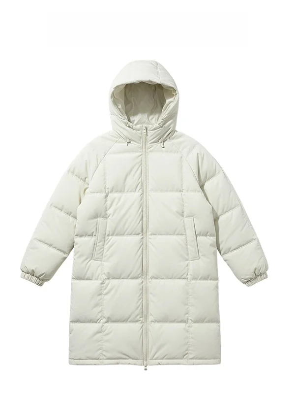 

Корейское модное хлопковое пальто средней длины выше колена, утепленное, с длинными рукавами, новинка 2025 года, женское