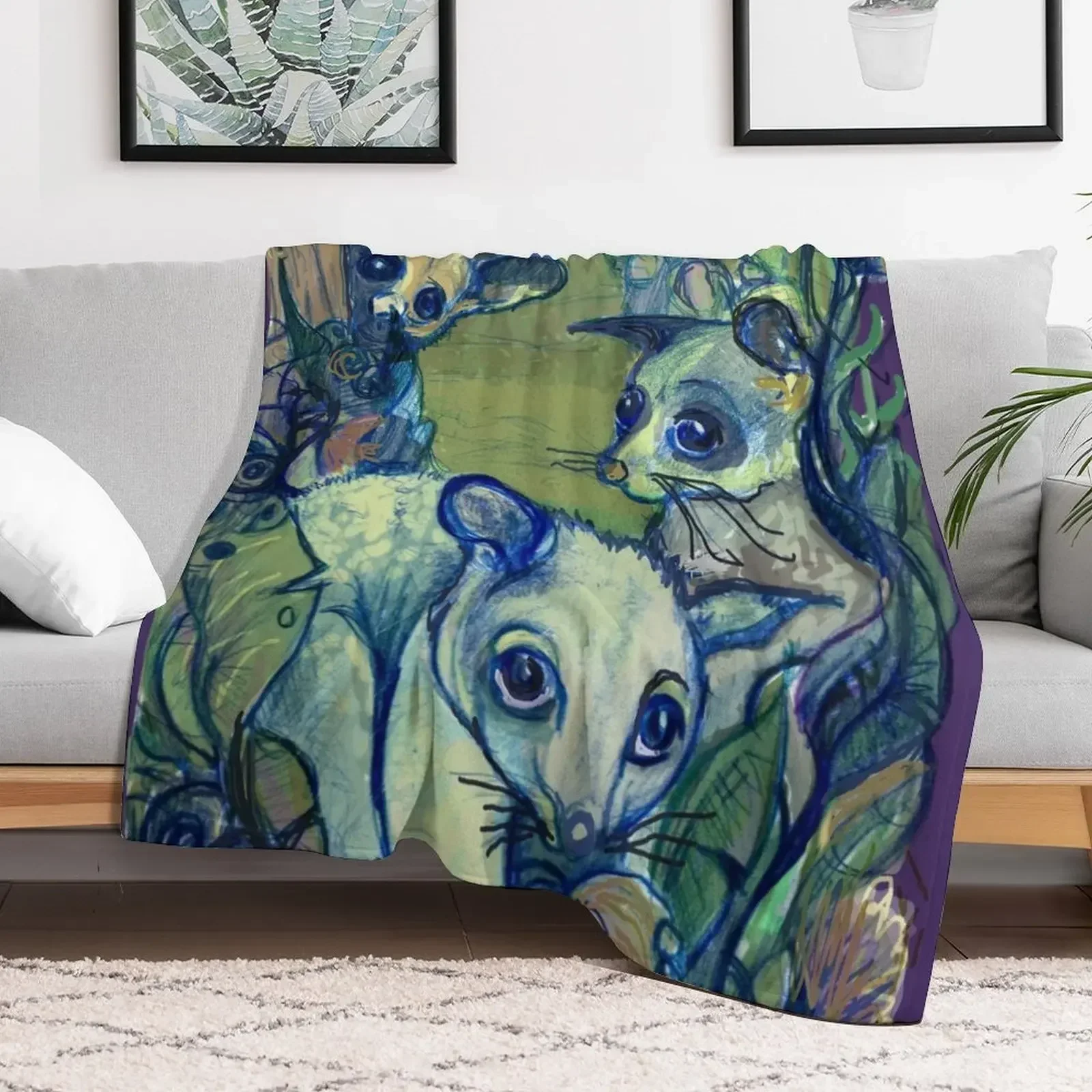 Brushtail Possum (Trichosurus vulpecula) Throw Blanket Luxury Brand for winter Cute Blankets