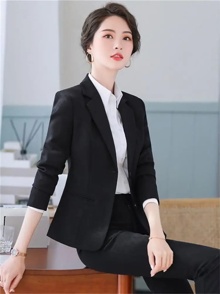 プロフェッショナルレディーススーツ 2025 春秋新作 スタイリッシュなワークウェア 面接 フォーマル アウター オルトスベ