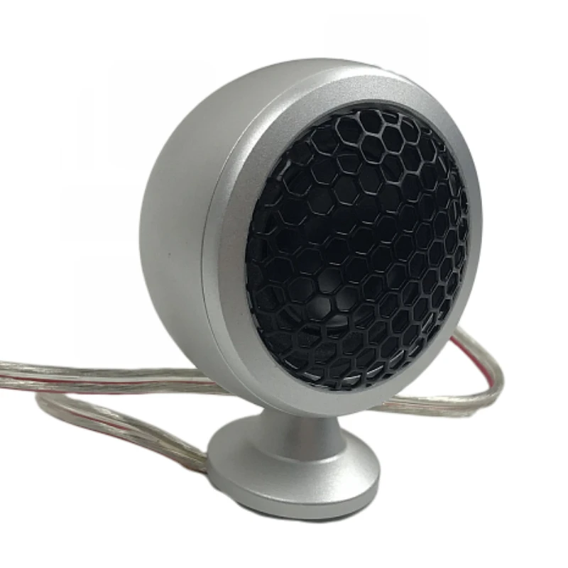 (53MM-R2) 4Ohm 8W Car Audio Speaker black aluminum diaphragm center speaker with aluminum shell Mid Range Speakers(1pcs speaker)