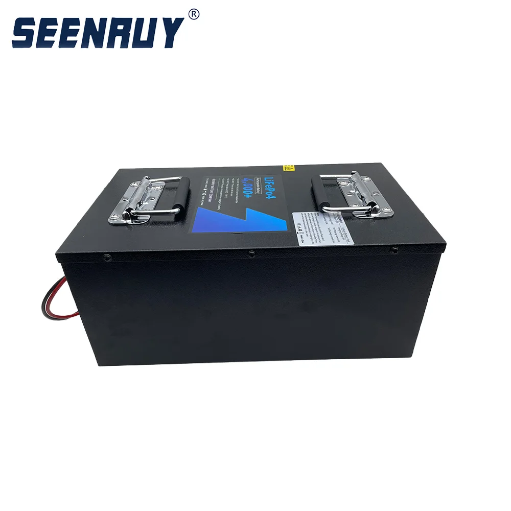 60V 30Ah Lifepo4 Battery with BMS for Electric Bicycle Bike Scooter Boat Industrial Equipment Tricycle + 5A Charger