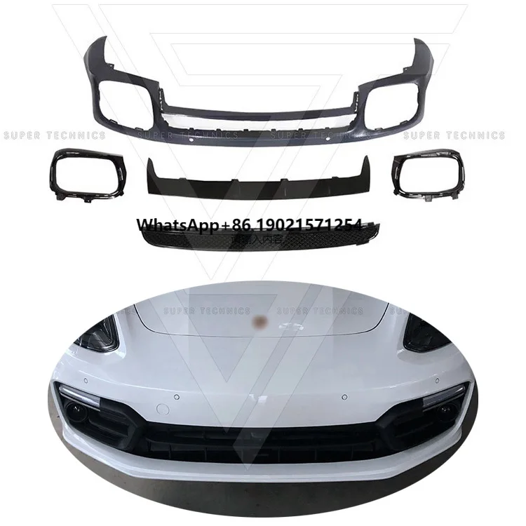GTS Style PP Body Kits Front Rear Bumper for Porsche Panamera 971 2017-2019 Car Body Accessories