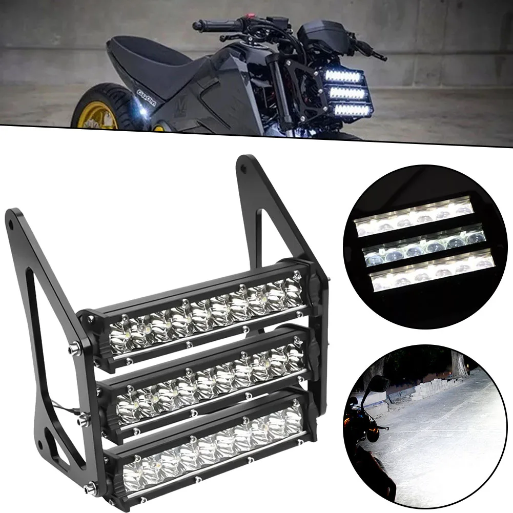 

3-Layer Headlight For Car Motorcycle Heavy Duty Automobile Modified Lamp For Vehicle