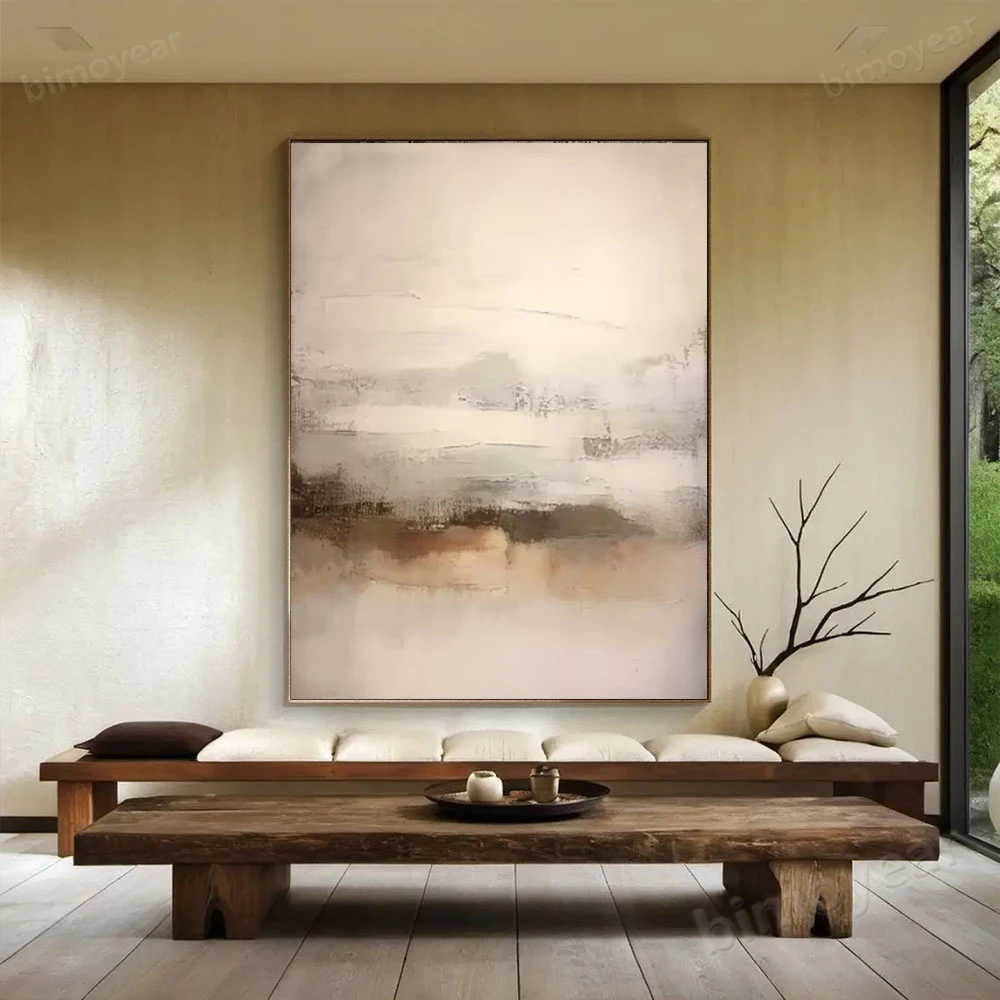 Large scale fashion 3D texture decoration mural handmade oil painting canvas modern art texture painting home decoration