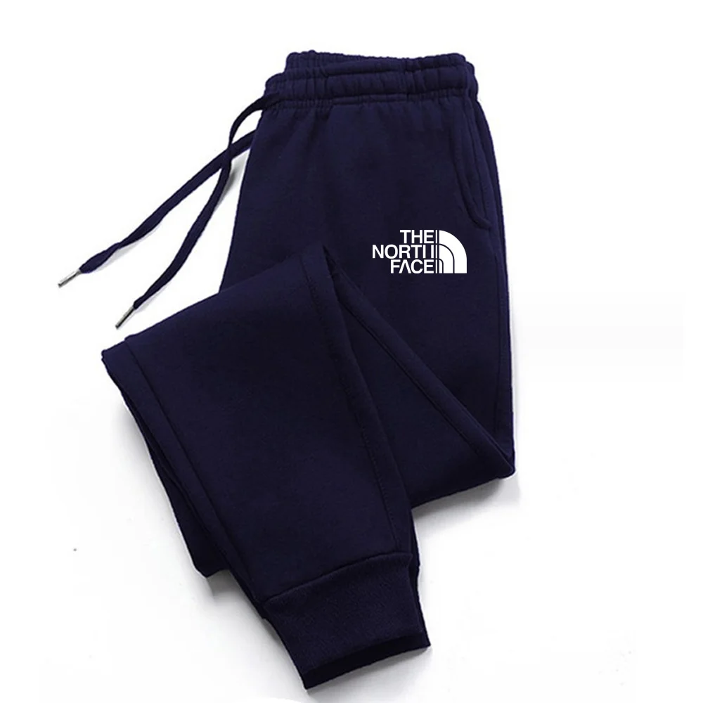 Calça de faixa forrada com lã masculina e feminina, roupa de treino masculina, moletom, jogger, calça escovada, roupa de ginástica, inverno, 2024